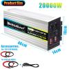 15000-20000W Pure Sine Wave Power Inverter 12V/24V/48V/60V DC to 220V AC Car Plug Adapter Converter Multi-Protection(18000w,60v-220v) view 4