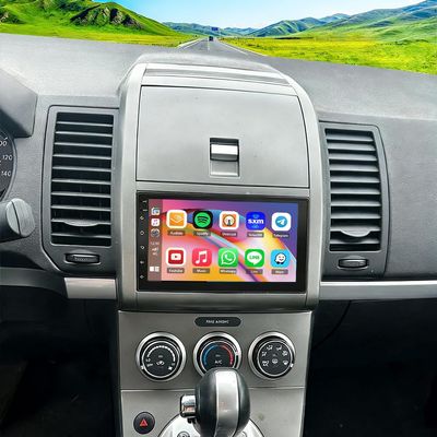 2+64G Double Din Radio Stereo for Nissan Sentra/Sylphy 2007-2012 with Wireless Carplay & Android Auto,7 Inch Android 15 Car Audio Receiver GPS Navigation Unit with Bluetooth Head Unit WiFi SWC