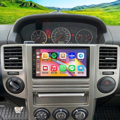 2+64G Double Din Radio Stereo for Nissan X-Trail 2001-2011 with Wireless Carplay & Android Auto,7 Inch Android 15 Car Audio Receiver GPS Navigation Unit with Bluetooth Head Unit WiFi SWC
