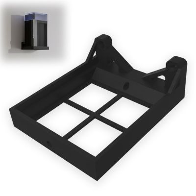 Wall Mount Bracket for ASUS ZenWiFi Pro ET12, Router Wall Holder, Secure Drop-in Design, Cable Space & Includes Screws