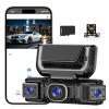 360 Car DVR WiFi 4Channels Dash Cam Video Recorder, with 32GB Card, 4 * 1080P Dash Camera for Cars Front and Rear Left Right, with 360 Surveillance APP Control (Four Lenses + WiFi) view 1