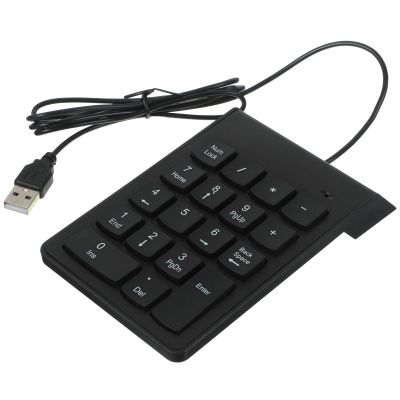 VERDANVERSE USB Wired 19-Key Mechanical Number Pad Numeric Keypad for Financial Accounting Desktop Laptop Computer Accessories