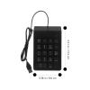 VERDANVERSE USB Wired 19-Key Mechanical Number Pad Numeric Keypad for Financial Accounting Desktop Laptop Computer Accessories view 2