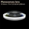 Astronomical Telescope Accessories Convex Lenses Galss Optical Lens Telescope Microscope Eyepiece Spotlight D14mm F16.7/23.8/24.5/60mm(D14mmF60mm) view 2