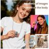 2026 New Mini Digital Camera with 1.47 in LCD Screen 1080p, Mini Digital Camera Keychain Flip Screen, Point and Shoot Digital Cameras Vintage with 64GB Card, Necklace and Clasp (Pink) view 3