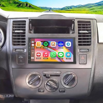 2+64G Double Din Radio Stereo for Nissan Versa 2006-2011 with Wireless Carplay & Android Auto,7 Inch Android 15 Car Audio Receiver GPS Navigation Unit with Bluetooth Head Unit WiFi SWC