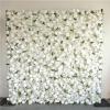 100x100cm Flowers Backdrops Wall, Artificial Flowers Wall Panel, Floral Wall Decor for Wedding Valentine's Day Girl's Party Portrait Photo Shoots Studio Props,Style e view 1