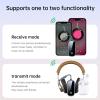 VBESTLIFE Bluetooth 5.4 Transmitter Receiver, Dual 3.5mm Airplane Adapter Plug Wireless Bluetooth Adapter for TV PC Car Home Stereo, Support 2 Headphones view 4