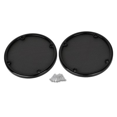 BID4ZE Black Rear Speaker Trim Grills Mesh Covers For Harley Trike Street Glide FLHXXX 20102011 Street Glide FLHX 20062013 Electra Glide Classic FLHTC 19962013