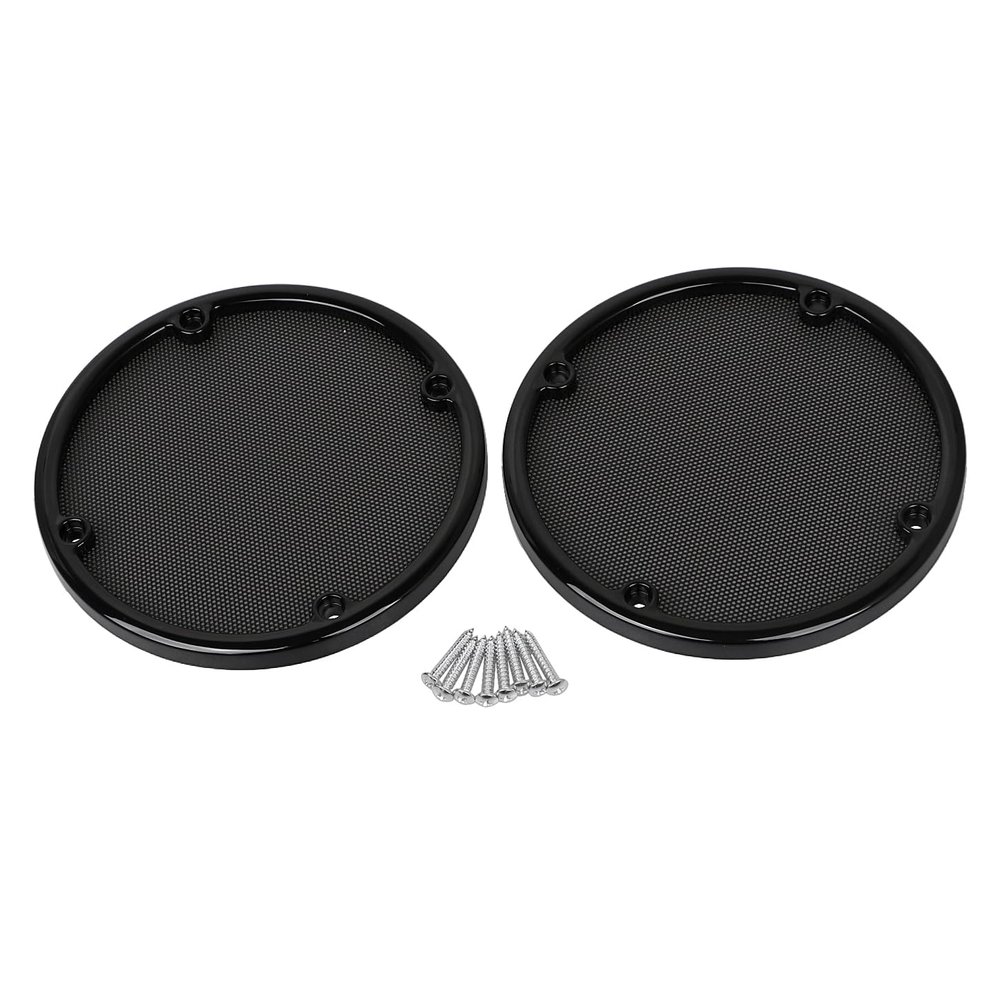 BID4ZE Black Rear Speaker Trim Grills Mesh Covers For Harley Trike Street Glide FLHXXX 20102011 Street Glide FLHX 20062013 Electra Glide Classic FLHTC 19962013