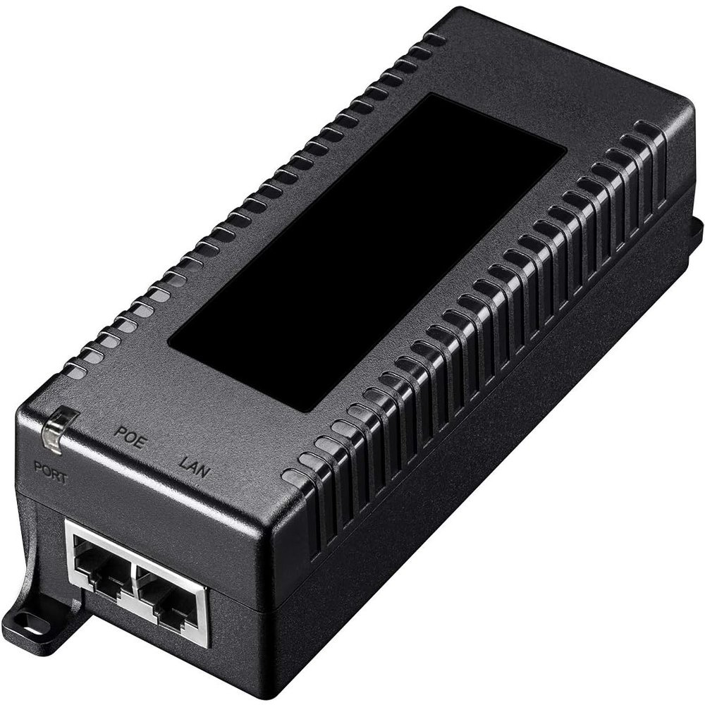 2.5Gb PoE++ Injector 60W, 2.5 Gigabit High PoE+ Adapter, IEEE802.3 af/af/bt Compliant, 60W High Power Plus Over Ethernet, Replace for TP-Link TL-PoE170S, TL-POE260S, Trendnet TPE-117GI, TPE-215GI