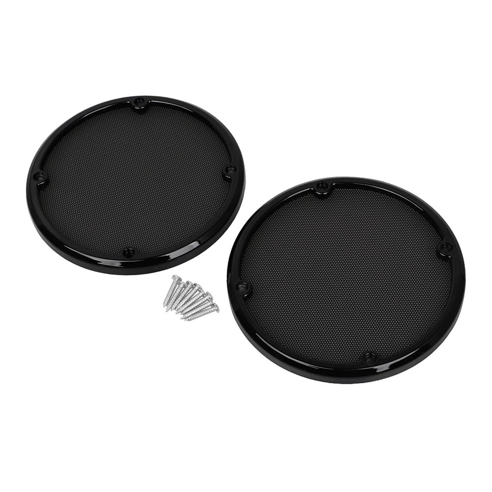 BID4ZE Motorcycle Rear Speaker Grill Mesh Cover for Harley Electra Glide Ultra Classic FLHTCU Ultra Limited FLHTK Road Glide Ultra FLTRU Tri Glide Ultra FLHTCUTG 2014-2023