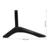 Kisangel Universal Replacement TV Stand Base with Aluminum Alloy Legs No-Drill Desktop TV Mount Stand Heavy Duty Leveling Feet view 2
