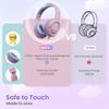 acer USB-C Kids Headphones - 85/94dB Safe Volume Limited, Foldable Wired Over Ear Headphones for Travel, Toddler Headphones for School, Travel, iPad, Tablet, Purple Pink, HK03C view 3