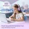 acer USB-C Kids Headphones - 85/94dB Safe Volume Limited, Foldable Wired Over Ear Headphones for Travel, Toddler Headphones for School, Travel, iPad, Tablet, Purple Pink, HK03C view 4
