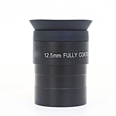 12.5mm Telescope Eyepiece 1.25 Inches Optical Broadband Coating Astronomical Telescope Part(Black)