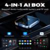 ZYW Magic AI Box Wireless CarPlay Adapter, Fast Car Video Box Plug & Play, Easy Setup, Supports Netflix/YouTube/TF Card Streaming Equalizers and More for OEM Wired CarPlay/Android Auto Cars (Gray) view 3