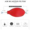 VERDANVERSE Mini Squeeze Air Blower Dust Cleaner Device for Camera Lens Sensor Keyboard Cleaning, Red Compressed Air Pump Suitable for Photography Equipment Maintenance and Travel Use view 3