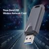 ciciglow USB WiFi Adapter, 6GHz 5GHz 2.4GHz 3 Band Wireless Network Adapter for Laptop Tablet Phone, Supports for Wins 10/11, for Linux Kernel 5.19+ view 2