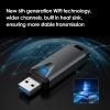 ciciglow USB WiFi Adapter, 6GHz 5GHz 2.4GHz 3 Band Wireless Network Adapter for Laptop Tablet Phone, Supports for Wins 10/11, for Linux Kernel 5.19+ view 3