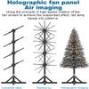 3D Hologram Fan Projector - Advertising Display for Human Size Animation Video - Perfect for Business Signs, Bars, Casinos, Parties, and Halloween view 3