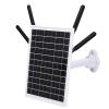 ERYUE Outdoor 4G LTE Modem Router Solar Powered WiFi Signal Booster with 300Mbps Speed 150M for Remote Monitoring, Entertainment, Black 1.8in (Black Antennae) view 2