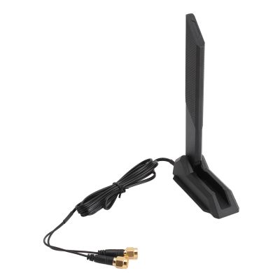 ZAICOLER Eternal WiFi Antenna, SMA Connector 2.4G 5.8G 6G Band 12dBi High Gain Magnetic Base, with 140mm Cable, for Routers Wireless Network Cards APs