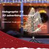 3D Hologram Projector Display, Holographic Fan for Advertising, 1X3 Video Animation Wall for Human Size, Ideal for Halloween and Events view 3