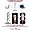 3D Hologram Projector Display, Holographic Fan for Advertising, 1X3 Video Animation Wall for Human Size, Ideal for Halloween and Events view 4