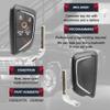 2X Key Fob Remote Replacement 6-Button Smart for 2020-2022 Chevrolet Corvette C8 (YG0G20TB1, 13536982) view 4