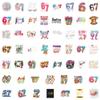 120pcs Funny Six Seven Stickers for Water Bottle Laptop Computer Phone Case Luggage Notebook Skateboard Lunchbox Waterproof Vinyl Decals Gifts for Kids Teen Adults view 4