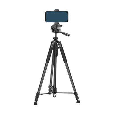 Camera Tripod, 1.7M Complete Camera Tripod for Smartphones Live Fill Light Outdoor Stand 3D Head Flip 360 Rotation,for Travel(Style1)