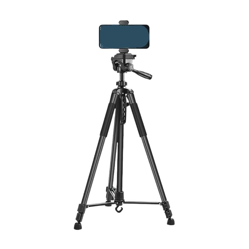 Camera Tripod, 1.7M Complete Camera Tripod for Smartphones Live Fill Light Outdoor Stand 3D Head Flip 360 Rotation,for Travel(Style1)