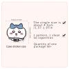 100pcs Kawaii Chiikawa Stickers Pack Japanese Cartoon Vinyl Stickers Funny Trendy Waterproof Decals for Teens Water Bottle Phone Journal Guitar Skateboard view 3