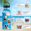 100 PCS Cat Meme Stickers, Funny Cat Sickers Cute Kitten Waterproof Vinyl Decals for Water Bottle Laptop Suitcase, DIY Party Decorations Favors for Adults Teens, Cat Lovers view 2
