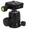 360 Degree Horizontal Rotation Panoramic Ball Head, SLR Camera Tripod Ball Head with Quick Release Plate, Aluminum Alloy Ball Head for DSLR Mirrorless Cameras, Max Load 20kg (36mm Sphere 60mm Quick view 2