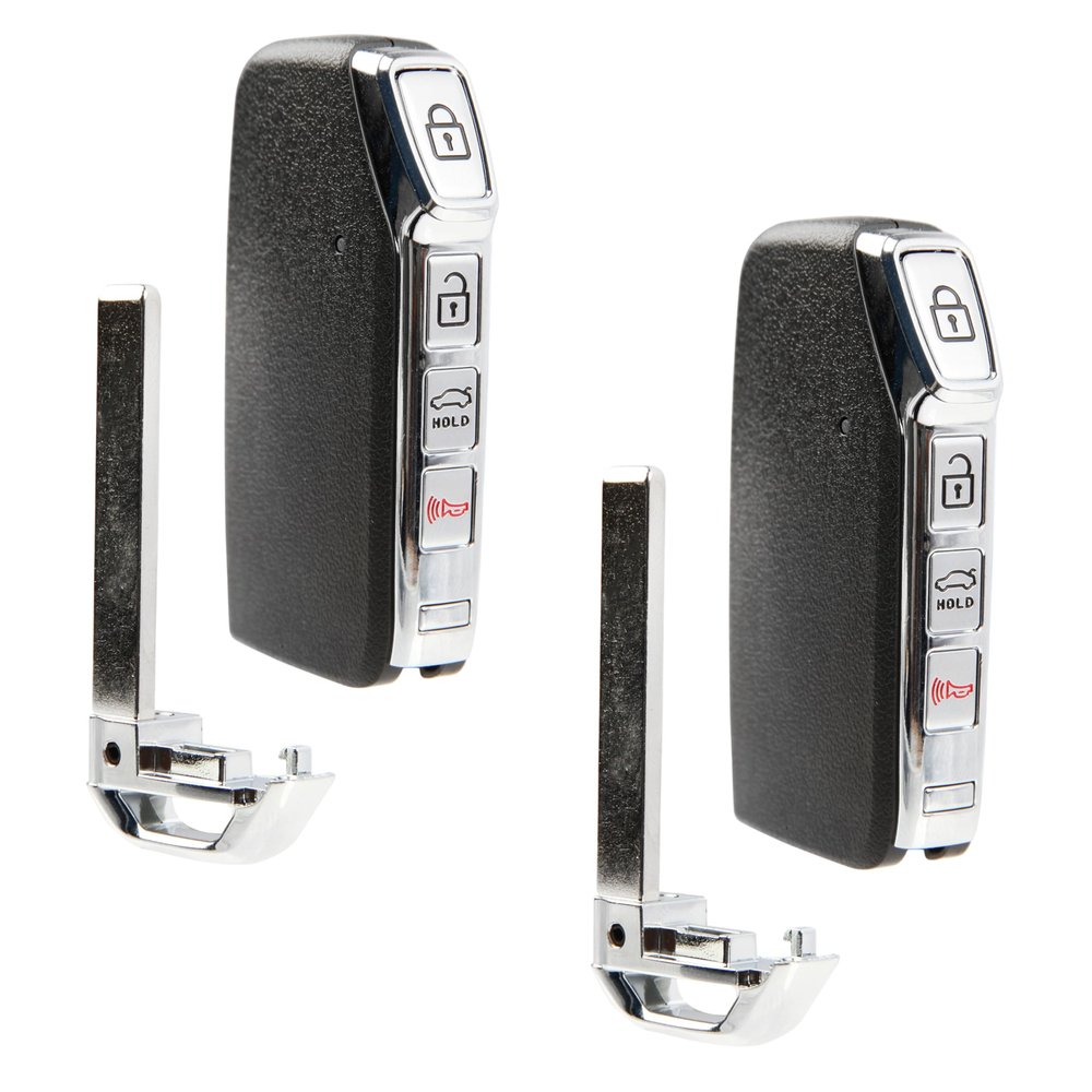 2X Key Fob Remote Replacement 4-Button Smart for 2019-2023 Kia Forte (CQOFD00430, 95440-M6000)