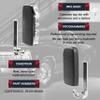 2X Key Fob Remote Replacement 4-Button Smart for 2019-2023 Kia Forte (CQOFD00430, 95440-M6000) view 4