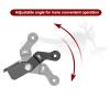 JINLE-FUN Motorcycle GPS Navigation Mount Bracket Phone Stand Adapter Holder Compatible with Triumph Scrambler 1200 / XE/XC 2019 2020 2021 2022 2023(Type 3) view 4