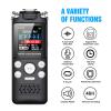 LICAEVEY Digital Voice Recorder, 96GB Memory, Voice Activated Recording, Noise Reduction 1536kbps Clear Stereo for Lectures Meetings Interviews view 3