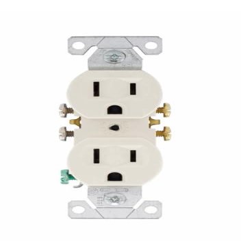 4K Ultra HD Oultet Receptacle Wall Socket Wi-Fi Pinhole Nanny Spy Camera - 120V AC Wired (Uses Existing Wires Inside Wall) - Light Almond/Round