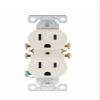 4K Ultra HD Oultet Receptacle Wall Socket Wi-Fi Pinhole Nanny Spy Camera - 120V AC Wired (Uses Existing Wires Inside Wall) - Light Almond/Round view 1