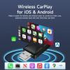 2025 carplay Android Auto 2 in 1 Wireless Adapter Smart AI Box Car Wired Android Auto to Wireless USB Dongle for Toyota Volvo view 3