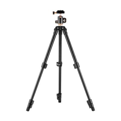 Tripod Stand, Camera Tripod with Panoramic Ballhead Bubble Level Adjustable Height for DSLR Camcorder Mini Projector
