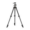 Tripod Stand, Camera Tripod with Panoramic Ballhead Bubble Level Adjustable Height for DSLR Camcorder Mini Projector view 1