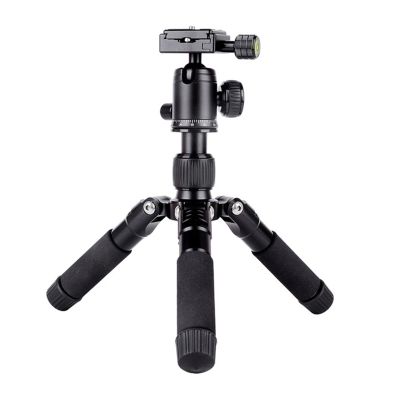 Tripod Stand, MINI Portable Tripode Lightweight Travel Stand Tabletop Video Mini Tripod with 360 Degree Ball Head for Camera DSLR(Black)