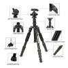 Tripod Stand, Professional Camera Tripod Phone Stand Protable Travel Monopod for DSLR Smartphone Video Live Broadcast view 4
