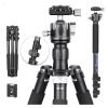 Tripod Stand, Lightweight Carbon Fiber Tripod with Low Profile Ballhead Detachable Monopod for DSLR Camera,Max Load 15kg view 2