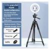 Tripod Stand, 1.7M Complete Camera Tripod for Smartphones Live Fill Light Outdoor Stand 3D Head Flip 360 Rotation(Style3) view 2