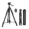 Tripod Stand, 1.7M Complete Camera Tripod for Smartphones Live Fill Light Outdoor Stand 3D Head Flip 360 Rotation(Style3) view 3